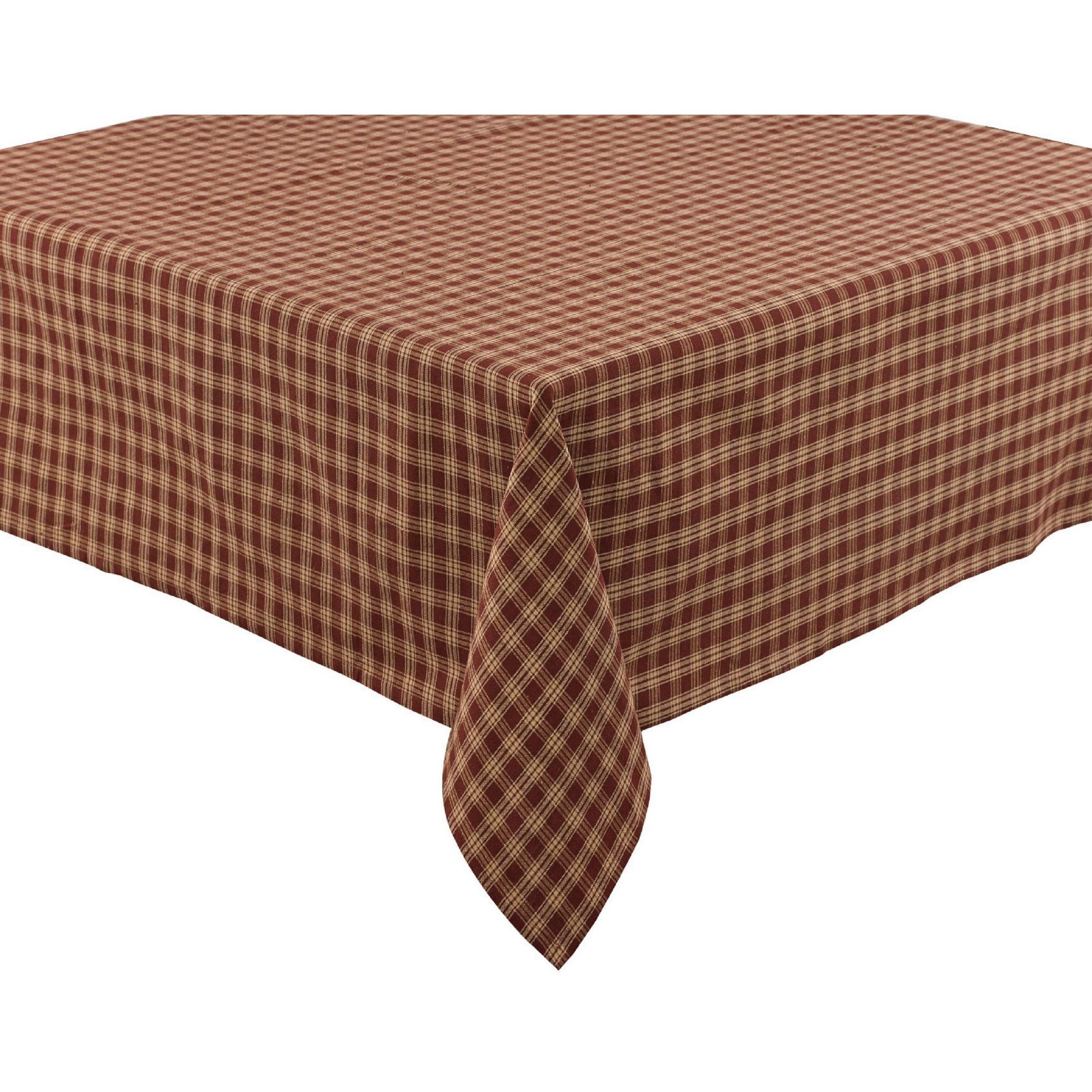 Park Designs Red Sturbridge Tablecloth 54"L