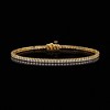 Ross-Simons 2.00 ct. t.w. Lab-Grown Diamond Tennis Bracelet in 18kt Gold Over Sterling - 3 of 4