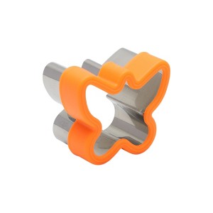 Unique Bargains Biscuit Cutter Medium Butterfly-Shaped Cookie Cutter Hand Wash Stainless Steel Plastic 2.8"x2.3"1.6" 1Pcs - 1 of 4