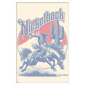 Trends International Nickelback - Buckin Bronco Framed Wall Poster Prints - 1 of 4