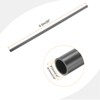 Unique Bargains High Impact Water Plumb Cable Sleeve PVC Rigid Round Pipes 20" Length - 2 of 4