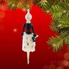 Italian Ornaments 7.0 Inch Lela With White Fur Skirt Ornament Italian Diva Lady Tree Ornaments - 2 of 4