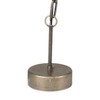 Metal Chandelier with Draped Wood Beads Off-White -Storied Home: UL Listed, No Assembly Required - 3 of 4
