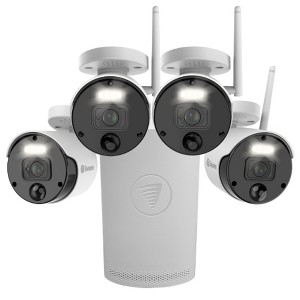 NVW-800 4ch Wi-Fi NVR / 1TB / 4 x NVW-500CAM 1080p WiFi IP Digital still image video cameras - 1 of 4