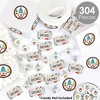 Big Dot of Happiness Garden Gnomes - Forest Gnome Party Candy Favor Sticker Kit - 304 Pieces - 2 of 4