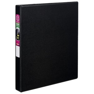 Avery Durable 1" 3-Ring Non-View Binder Black (27250) 326886 - 1 of 4