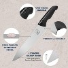imarku Kitchen Knives Set, 16 Pcs Stainless Steel Knife Set with Block and Sharpener, Dishwasher Safe, Knife Block Set with Ergonomic Handle - 4 of 4