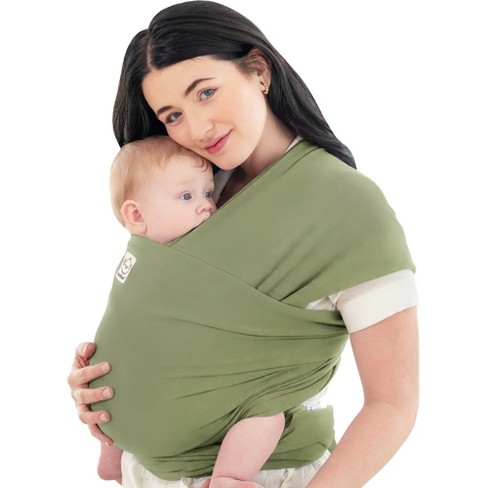 Keababies Original Baby Wraps Carrier, Baby Sling Carrier, Stretchy Infant Carrier  For Newborn, Toddler (dusty Olive) : Target