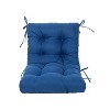 ARTPLAN Outdoor Cushions Seat Back Chair Cushions Wicker Tufted Pillow for Patio Outdoor Furniture - 2 of 4