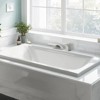 Cobbe Bathroom Sink Faucet Single Handle 2-Hole Bathroom Faucet with Waterfall Spout Brushed Nickel - 2 of 4
