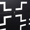 Vynxaria 76" Metal Privacy Screen - Freestanding Decorative Divider for Indoor & Outdoor Use - 3 of 4