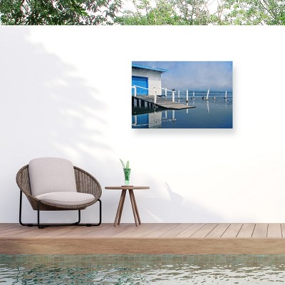 Trademark Fine Art - Beata Czyzowska Young Quiet Morning Matted Framed Art