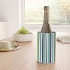 Sheila Wenzel-Ganny Lavender Mint Blue Stripes Wine Chiller - Deny Designs - 2 of 2
