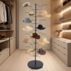 YIYIBYUS Hat Rack, Freestanding Hat Display Stand, 8-tier Hat Holders - 3 of 4