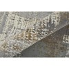Ivory Gray and Brown Abstract Power Loom Area Rug - 4 of 4
