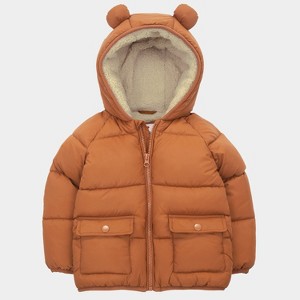 Rokka&Rolla Toddler Baby Boys' Borg Lined Puffer Coat Infant Jacket - 1 of 4
