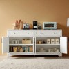 61" Multifunctional TV Cabinet with Large Storage, TV Stand for Living Room, Bedroom, or Office - 4 of 4
