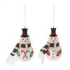 Frosted Glass Snowman Ornament (Set of 6) - 2 of 4
