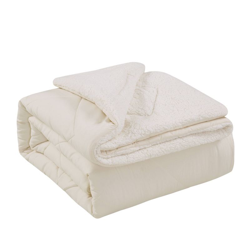 Cozy Faux Shearling Comforter Set - Videri Home, 3 of 9