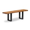 Alaterre Furniture Alpine Bench Natural Brown - 4 of 4