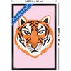 Trends International Illustrated Cool Tiger Framed Wall Poster Prints - 3 of 4