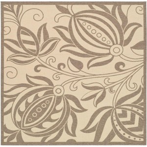 Courtyard CY2961 UV & Stain Resistant Non-Shedding Power Loomed Indoor/Outdoor Rugs - Safavieh - 1 of 4
