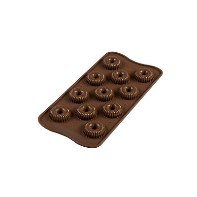 Silikomart 'Easy Choc' Silicone Chocolate Mold, Choco Crown, 11 Cavities