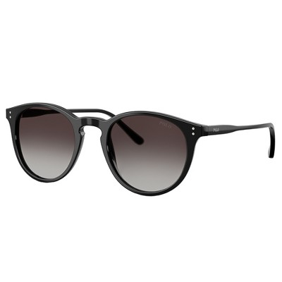 Polo Ralph Lauren PH 4110 50018G Unisex Phantos Sunglasses Shiny Black 50mm