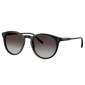 Polo Ralph Lauren PH 4110 50018G Unisex Phantos Sunglasses Shiny Black 50mm - 1 of 3