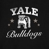Women's Yale University Bulldogs Cap Sleeve Baby Rib Crop Top Black - 3 of 4