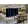 Legacy Decor Metal and Woven Fabric Room Divider with Two Way Hinges - 2 of 4