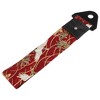 X AUTOHAUX 1 Set Car Tow Strap Ancient Japanese Element Belt Cloth Flying Crane Pattern Red - image 3 of 4