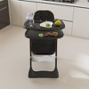 Runesay Adjustable Baby High Chair 0-6 Years, Portable Infant Feeding Seat with Safety Belt, Silent Lockable Wheels - 3 of 4