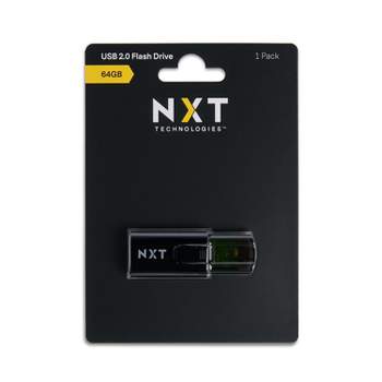 NXT Technologies 64GB USB 2.0 Type A Flash Drive Black (NX61110)