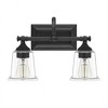 Quoizel Lighting Nicholas 2 - Light Vanity in  Earth Black - 2 of 2