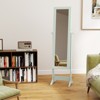 Tangkula Mirrored Jewelry Armoire Standing Jewelry Cabinet w/ Full-Length Mirror Inner Makeup Mirror - 4 of 4
