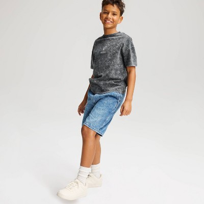 Cat & Jack Boys' Short Sleeve Spider-Man Acid Wash Oversized Graphic T-Shirt - Cat & Jack™ Charcoal Gray M — фото 4