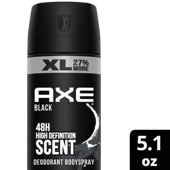 Axe Black Deodorant Body Spray - Floral/Woodsy/Fresh/Fruity/Cedar Scent - 5.1oz