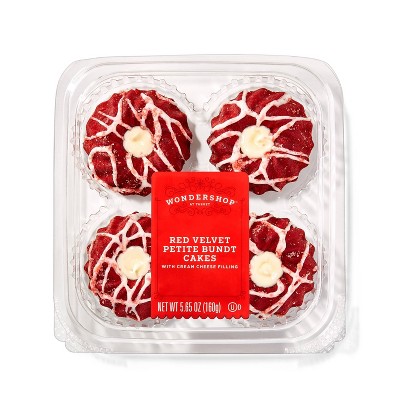 Holiday Red Velvet Petite Bundt Cakes - 5.65oz - Wondershop™