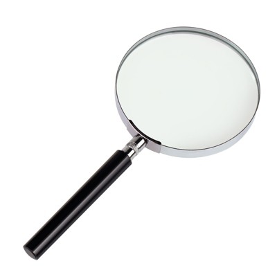 Insten 5X Handheld Magnifying Glass, 3" Magnifier Loupe for Reading Seniors Kids Science Insect - 100mm