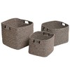 Colonial Mills Carter Basket - Black 15"x15"x16" 100% Polypropylene Rectangle - 2 of 4
