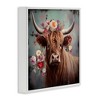 Stupell Industries Cow with Vintage Florals, 24" x 24" - 3 of 4