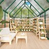 GustoWave 6x9 Ft Aluminum-Framed Polycarbonate Greenhouse Kit - 4 of 4