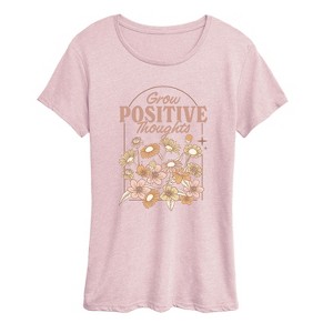 Women's - Instant Message - Grow Positive Short Sleeve Graphic T-Shirt - 1 of 4