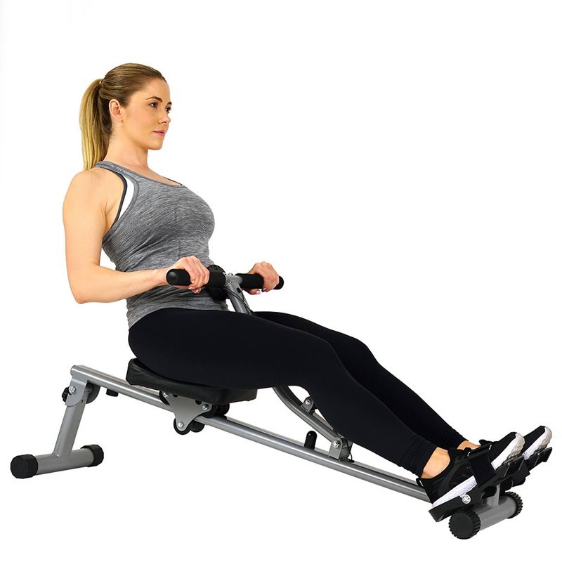 Sunny Health and Fitness Rowing Machine - Silver, 3 of 10