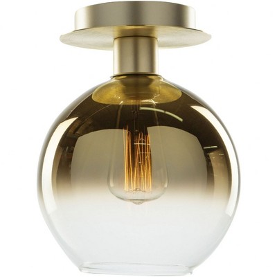 Artcraft Lighting Morning Mist 1 - Light Semi-Flush Mount in  Gold