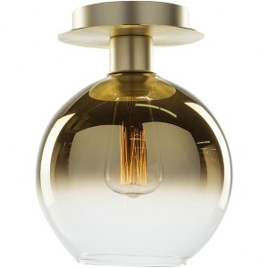 Artcraft Lighting Morning Mist 1 - Light Semi-Flush Mount in  Gold - 1 of 3