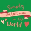 Men's Design By Humans Mother's Day Simply the Best Mom Banner By BoogieCreates T-Shirt - 2 of 2