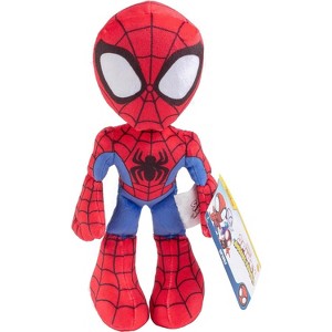 Marvel Spidey and His Amazing Friends 8" Spiderman Plush - Stuffed Animal Toy Figure - Officially Licensed - Gift for Kids, Boys and Girls - 1 of 3
