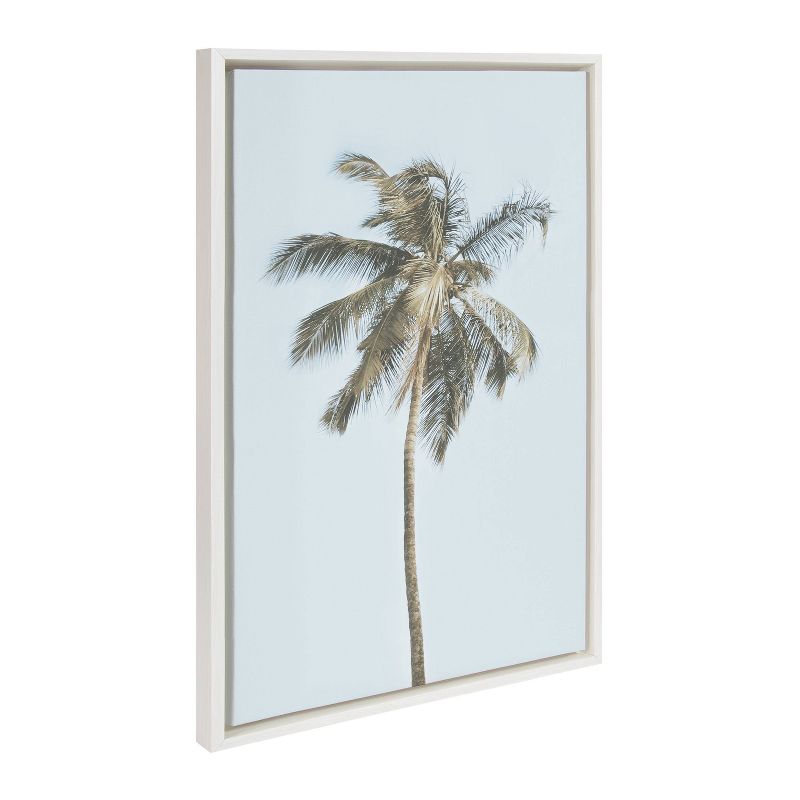 Sylvie One Coconut Palm Tree by The Creative Bunch Studio Framed Wall Canvas - Kate & Laurel All Things Decor, 2 of 7